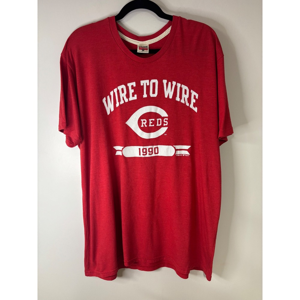 Vintage Homage Cincinnati Reds 1990 Wire to Wire MLB Baseball T Shirt XXL